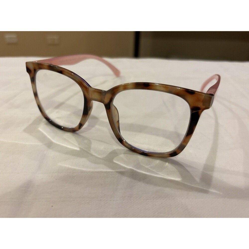 E-specs PR20989 Milky Demi Blush Tortoise Reading Glasses +1.25 - +2.50 Frames